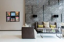 2-Tiered Wood Literature Wall Rack, 4"/8.5"w, 6-12 Pockets - Black 15 2-Tiered Wood Literature Wall Rack, 4"/8.5"w, 6-12 Pockets - Black -LuxeDisplay Shop wmlm6bk.ra6 preview