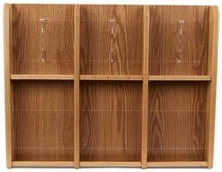 2-Tiered Wood Literature Wall Rack, 4"/8.5"w, 6-12 Pockets - Light Oak 13 2-Tiered Wood Literature Wall Rack, 4"/8.5"w, 6-12 Pockets - Light Oak -LuxeDisplay Shop wmlm6lo.ra3 preview