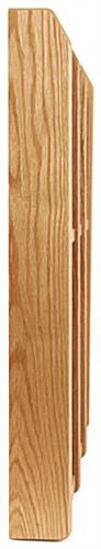 2-Tiered Wood Literature Wall Rack, 4"/8.5"w, 6-12 Pockets - Light Oak 7 2-Tiered Wood Literature Wall Rack, 4"/8.5"w, 6-12 Pockets - Light Oak - Image 5