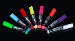Liquid Chalk Markers, 5/16" Flat Tip - Set Of 8 Colors