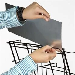 5-Tiered Wire Literature Floor Stand, Open Shelves, Sign Clip, 22.5 X 44.5 - Black 14 5-Tiered Wire Literature Floor Stand, Open Shelves, Sign Clip, 22.5 X 44.5 - Black -LuxeDisplay Shop wrf5t23.ra3 preview