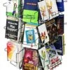 32-Pocket Wire Literature Floor Stand For Books, Adjustable Height, Rotating - Black -LuxeDisplay Shop wsfb430apb.rw preview