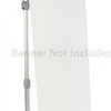 Outdoor Banner Stand With Adjustable Height & Width, Fillable Base - Gray -LuxeDisplay Shop yb3979m2.rw preview